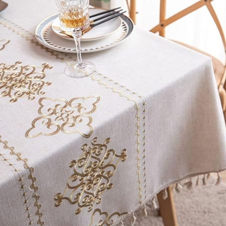 Kalsten | Sorella Luxe Embroidered Tablecloth