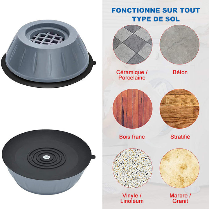 Anti-vibration washing machine support | Kalsten