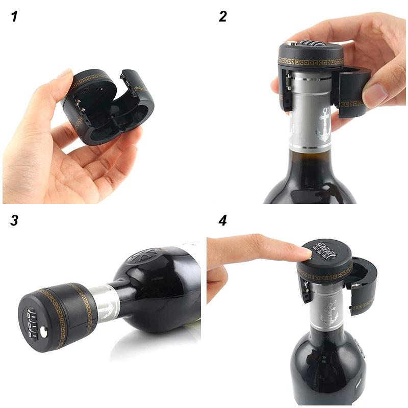Wine Bottle Password Lock | Kalsten