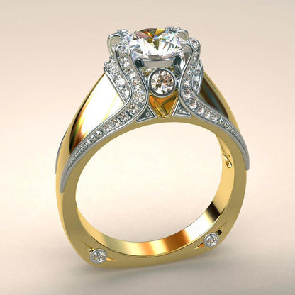 BowLift | Fashion New Ring With Red Stones For Women Vintage Crystal Zircon Rings