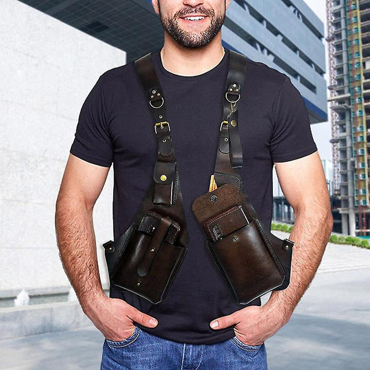 Kalsten | Medieval Steampunk Retro Shoulder Bag with Shoulder Strap