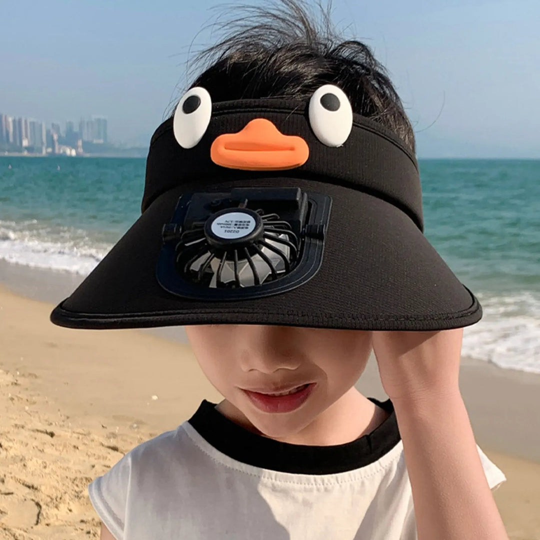 Kids Sun Visor Hat with Cooling Fan Hat | Kalsten