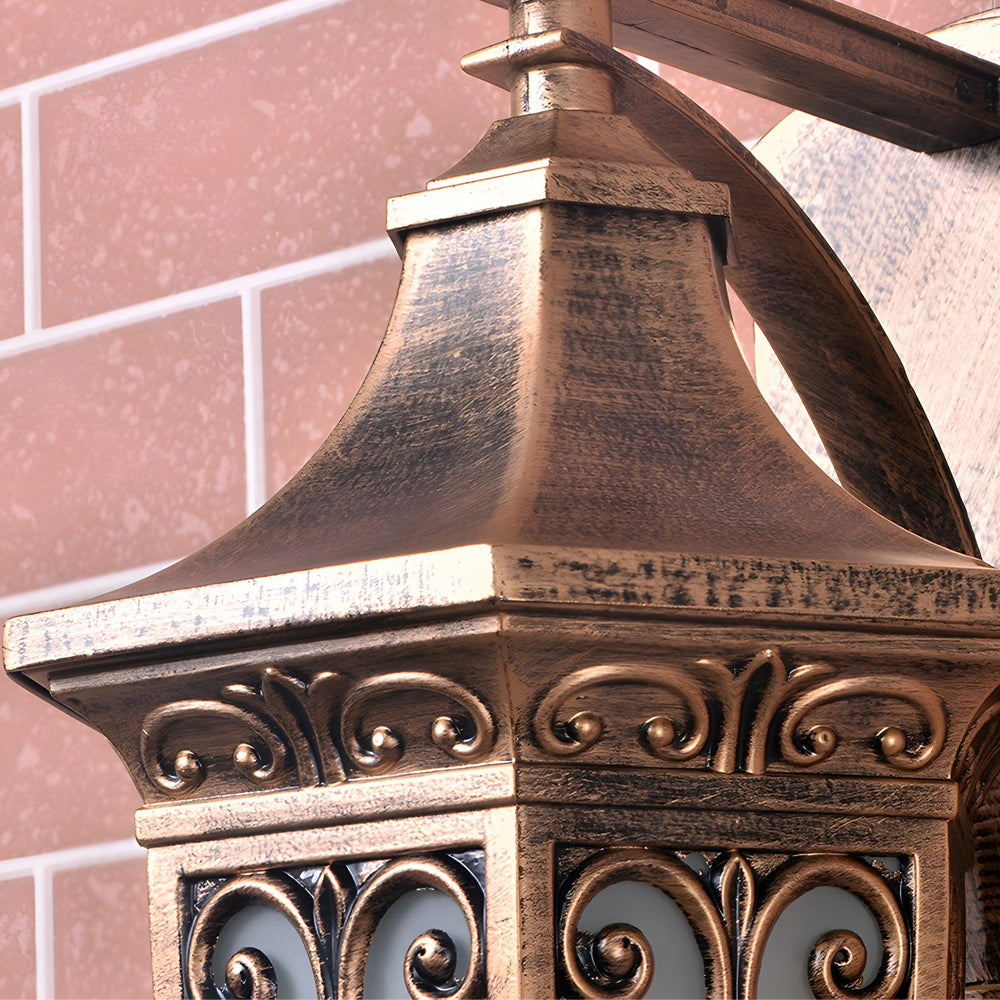 Outdoor Vintage Bronze Wall Light 1-light Wall-Mount Lantern | Kalsten