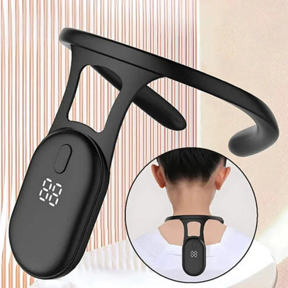 Skanto | Cervical Spine Traction Neck Brace for Posture Correction | Adjustable Neck and Back Posture Corrector | Spine Alignment and Relief | Real-time Feedback