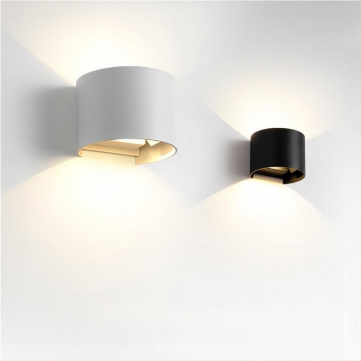 Lumière Royale - Stylish modern LED cube wall lamp (White) Kalsten