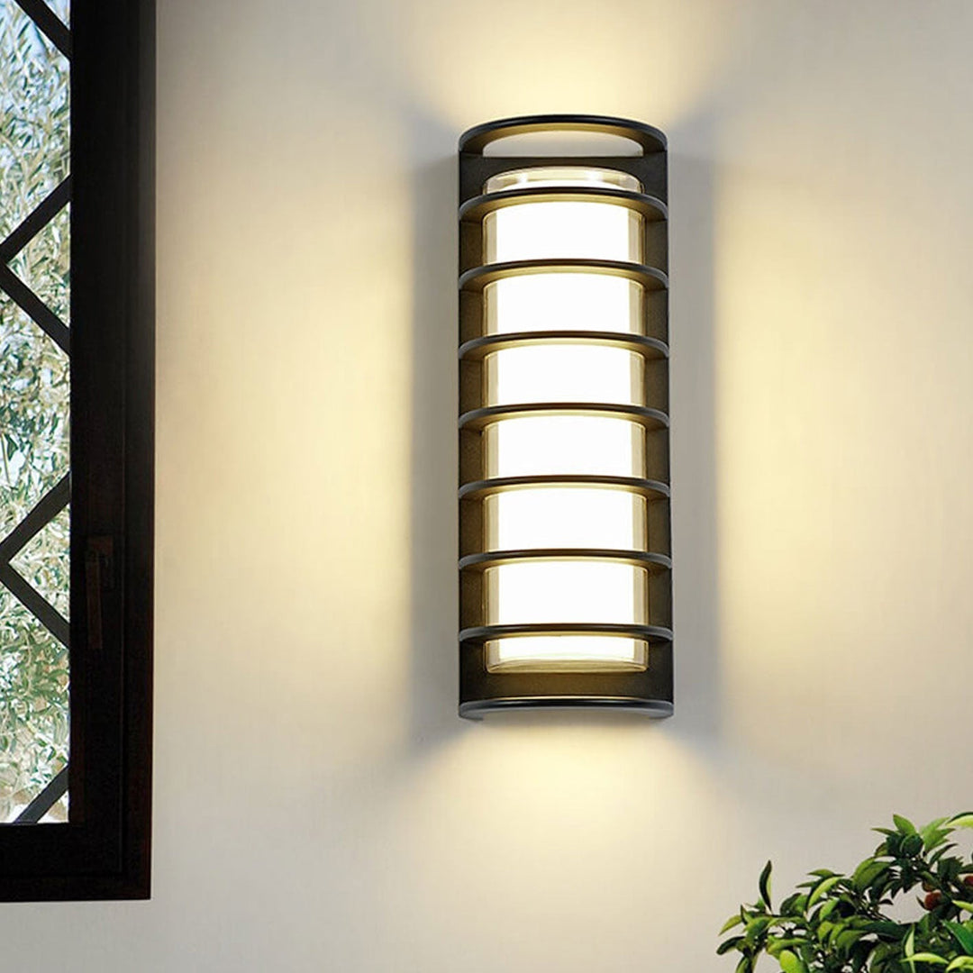 Modern Outdoor Column Waterproof LED Garden Wall Sconce Lamp | Kalsten