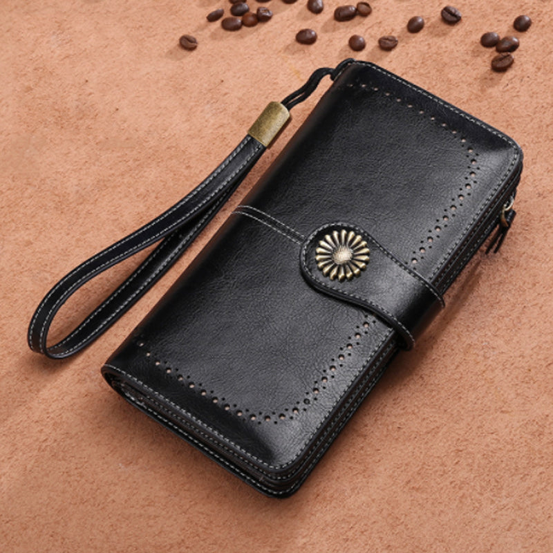 Retro long wallet with large capacity | Kalsten