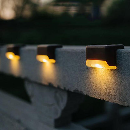 Outdoor Waterproof Stair Solar Lights (4 PCS) | Bowlift