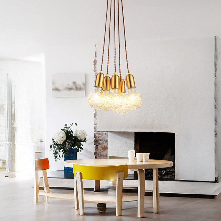 Modern LED Glass Pendant Lights For Living Room | Kalsten