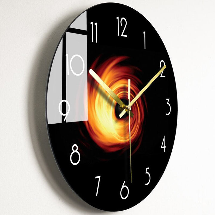 Elegant Wall Clock made of Glass Kalsten