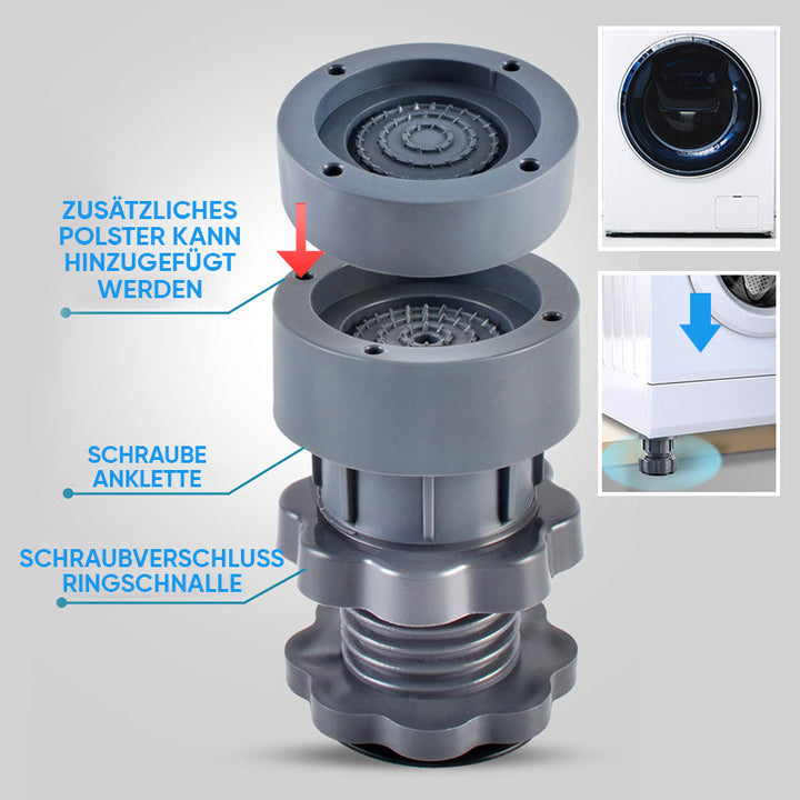 4 pieces height-adjustable washing machine stand | Kalsten