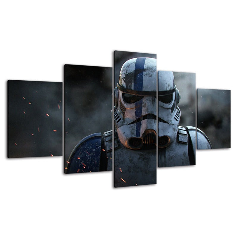 Kalsten | Stormtrooper Star Wars - 5 Piece Canvas Wall Art - High-Resolution Print