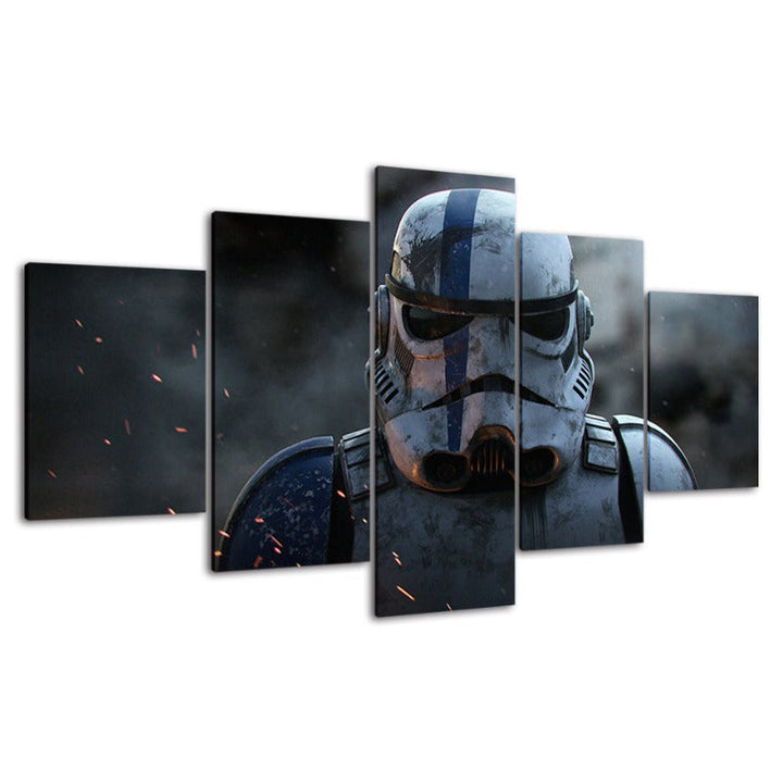 Kalsten | Stormtrooper Star Wars - 5 Piece Canvas Wall Art - High-Resolution Print