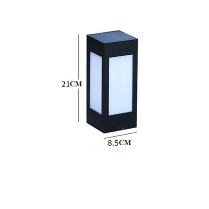Skanto | Square Solar LED Garden Lamp – Decorative Outdoor Lighting for Paths and Patios