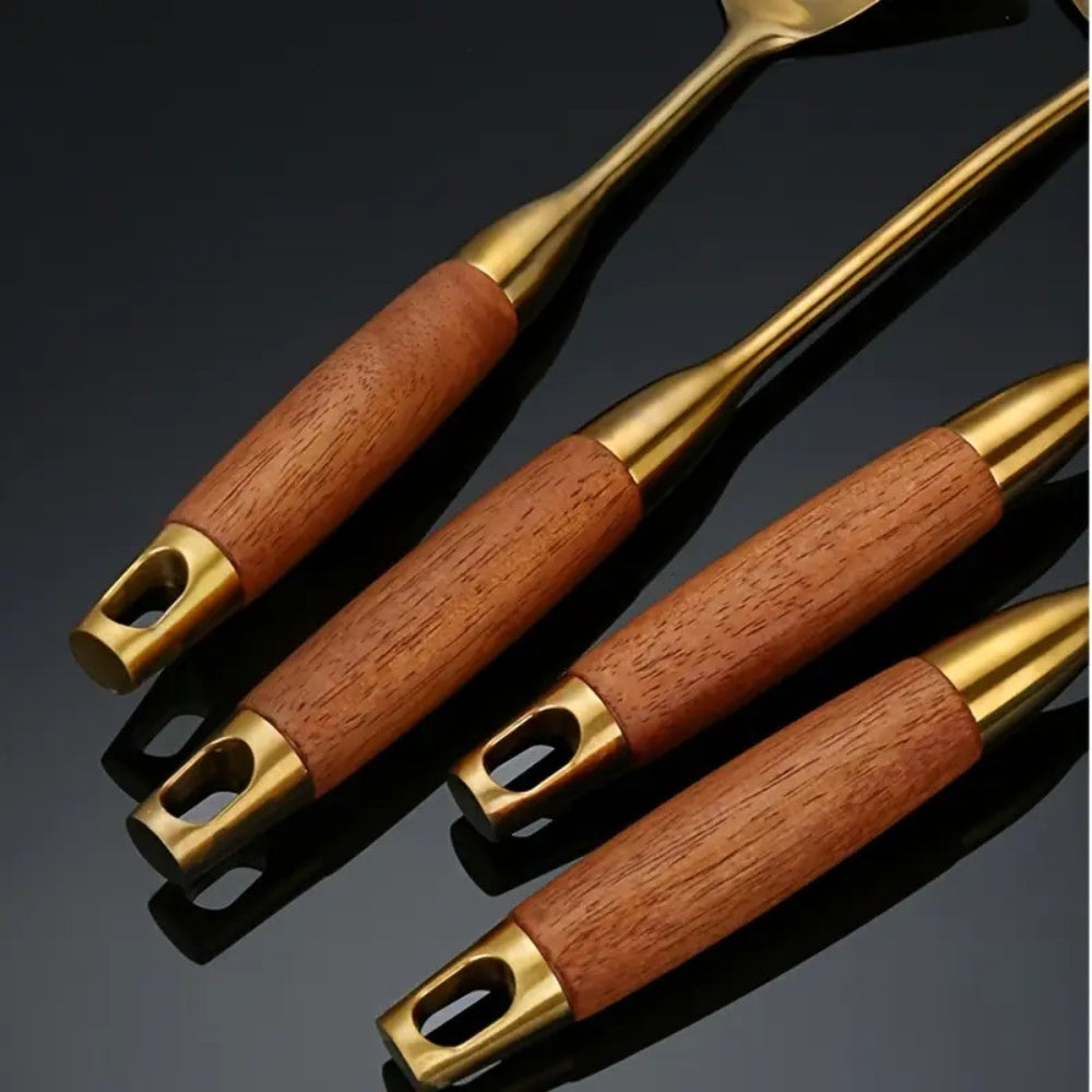 Kalsten | Chef’s Choice Golden Kitchen Utensils | 6pcs Set
