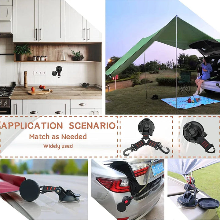 Heavy-duty vacuum suction cup with hook | Kalsten