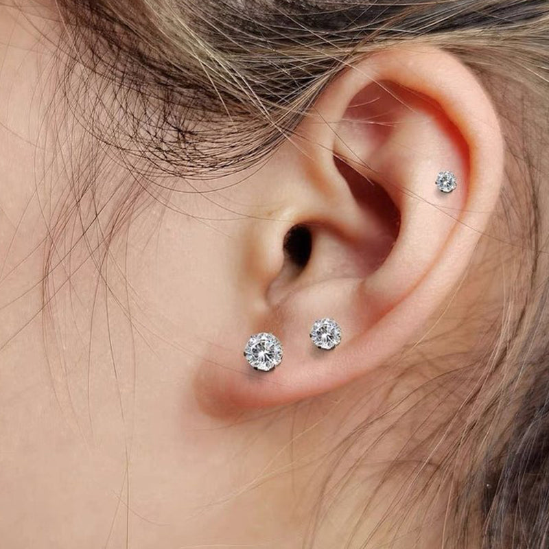 Brehn | Magnetic Zircon Stud Ear Clip