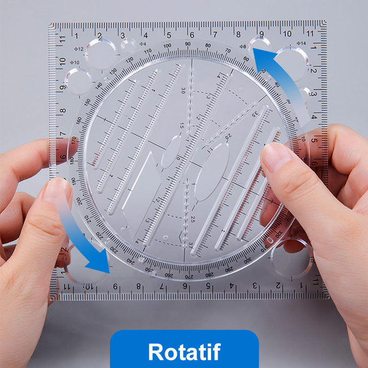 Multifunctional Drawing Ruler | Kalsten