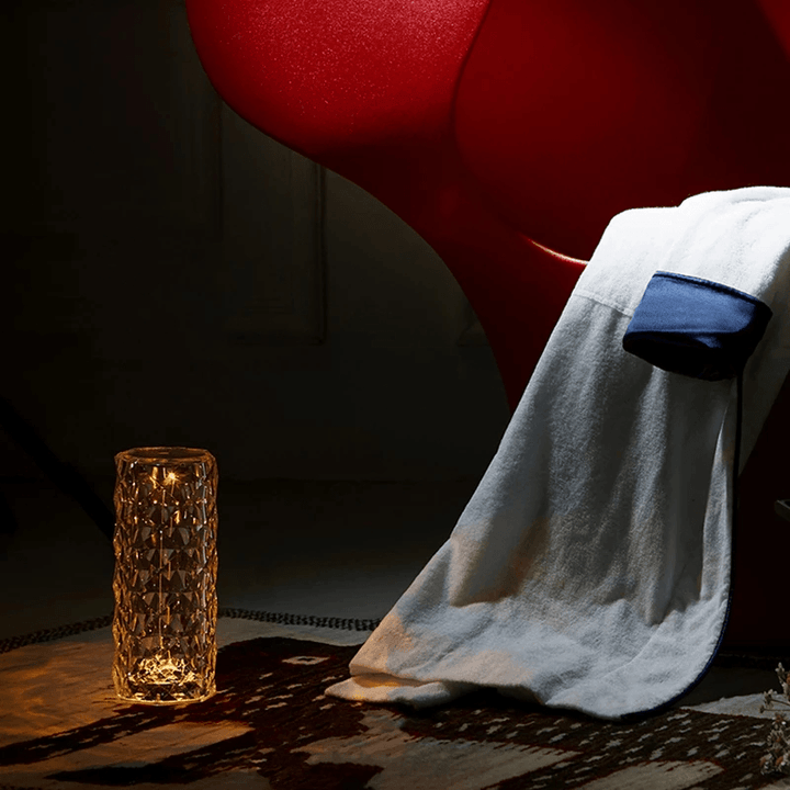 Rose Rays Crystal Diamond Table Lamp | Kalsten