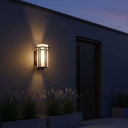 Velaro IP65 Industrial Glass Wall Lamp