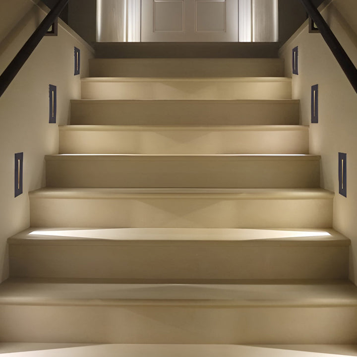 Industrial Rectangle 3W LED IP65 Waterproof Embedded Stair Wall Lights | Kalsten