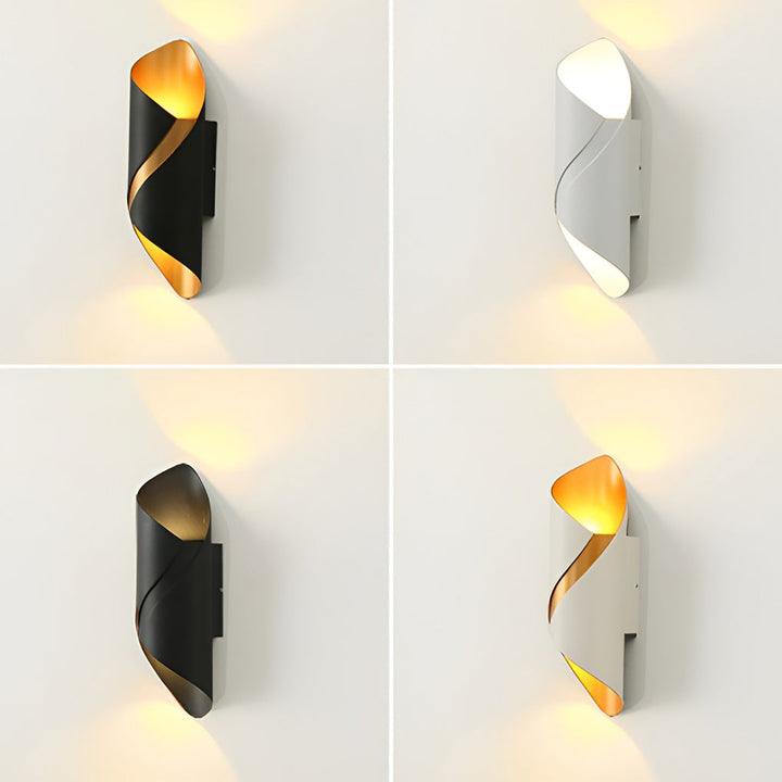 Outdoor LED Up and Down Light Waterproof Modern Wall Sconce Lighting | Kalsten