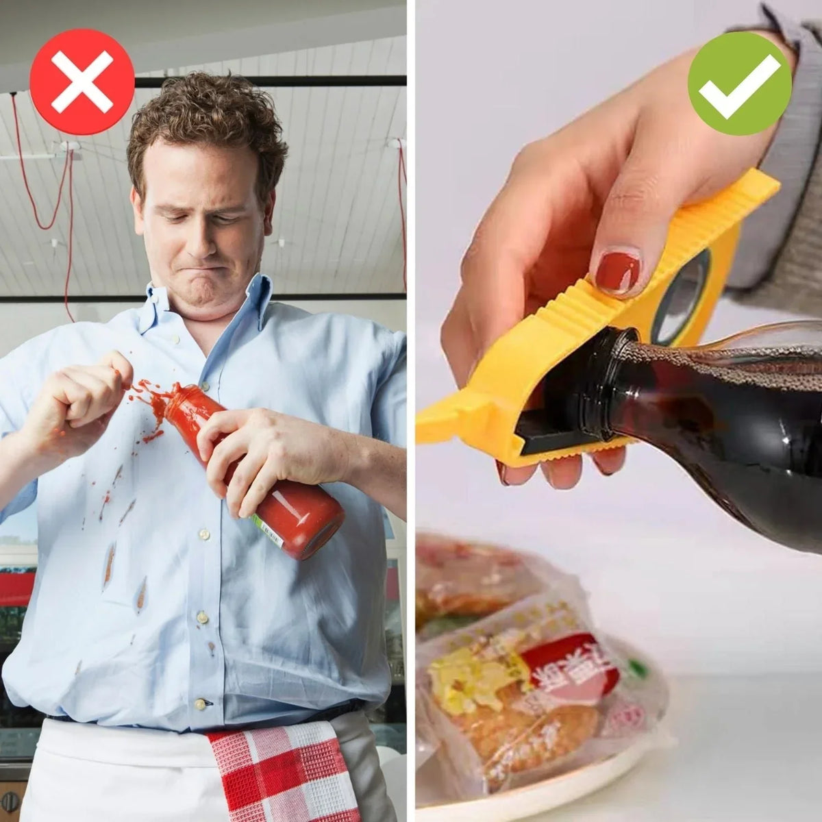 Skanto | Ergonomic Bottle Opener with Practical Handle for Easy Use