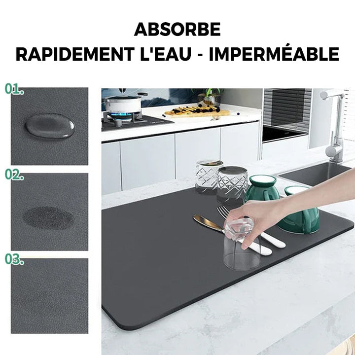 Super absorbent kitchen drainage mat | Kalsten