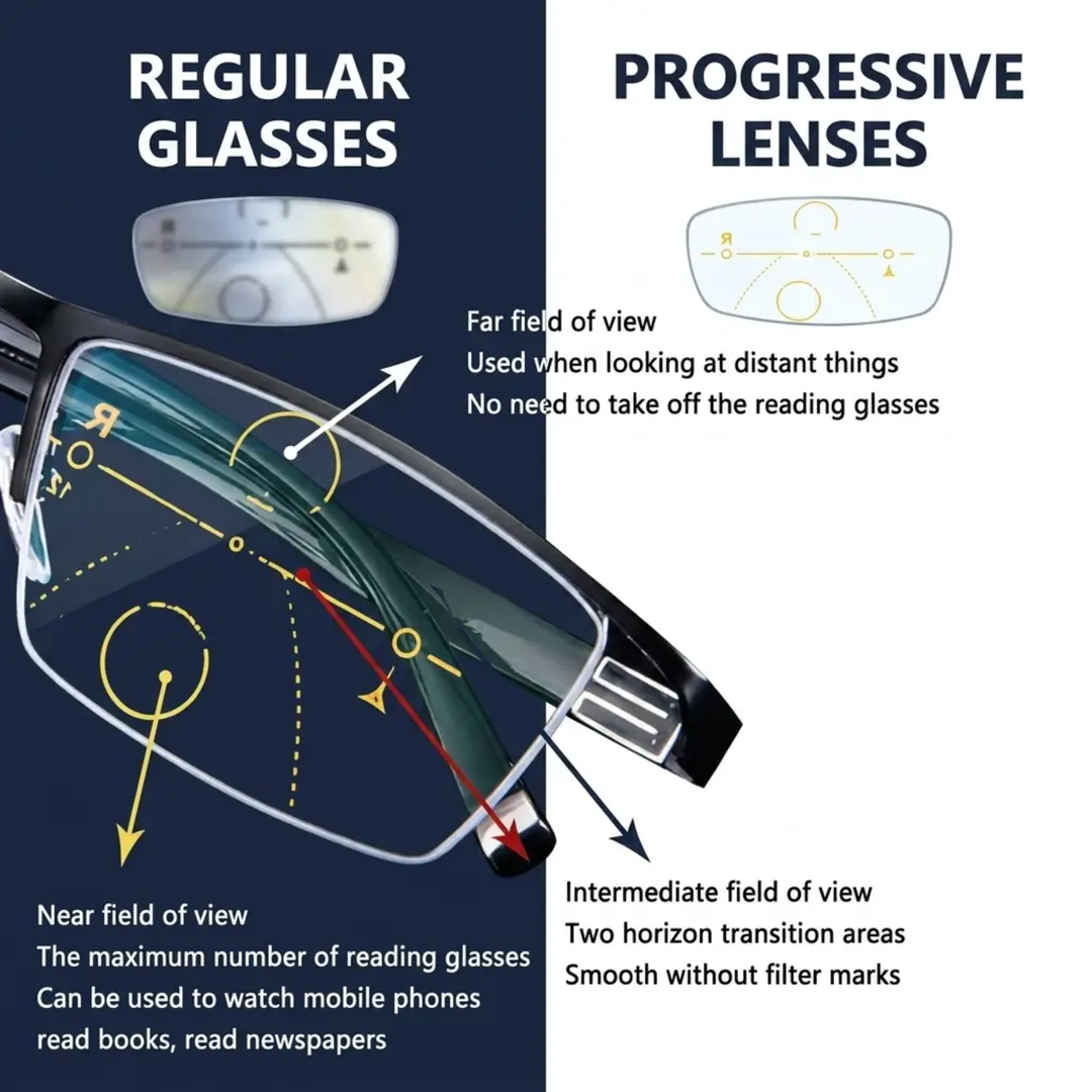 German Intelligent Progressive Glasses for Clear Vision