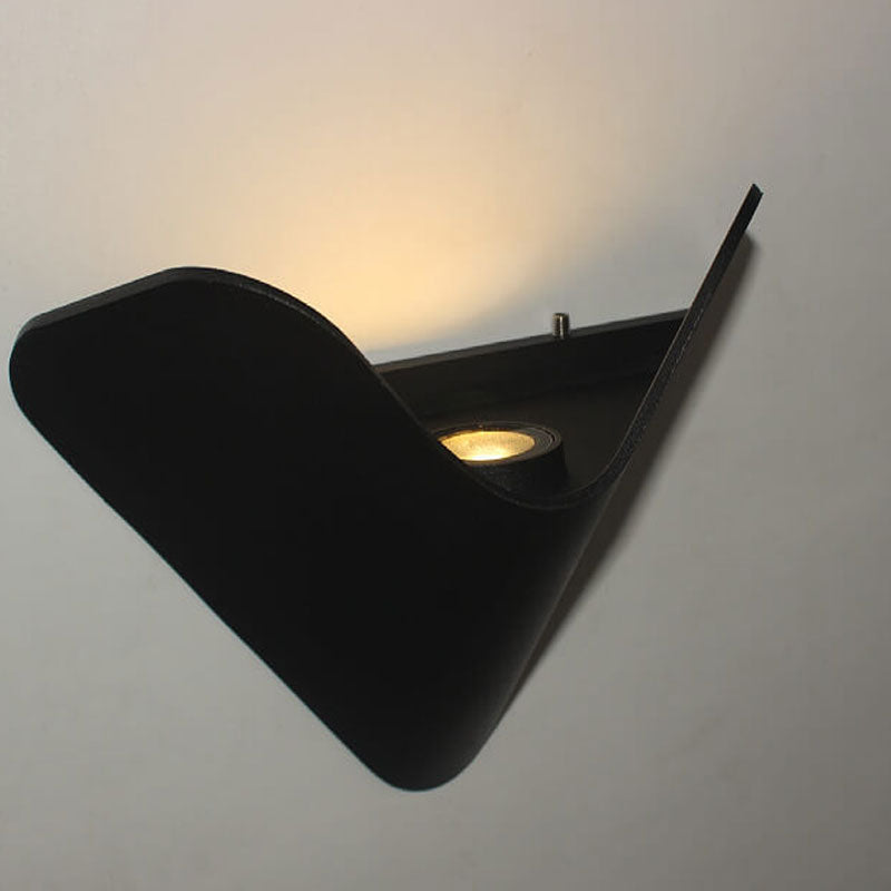 Modern Creative Triangle Aluminum LED Outdoor Waterproof Wall Sconce Lamp | Kalsten