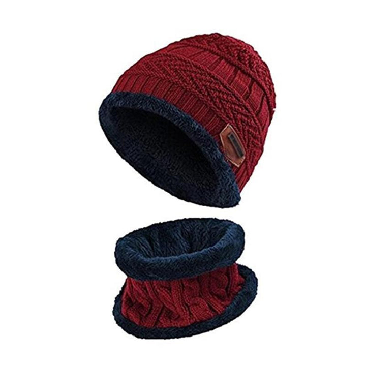 Winter Hat with Scarf Set