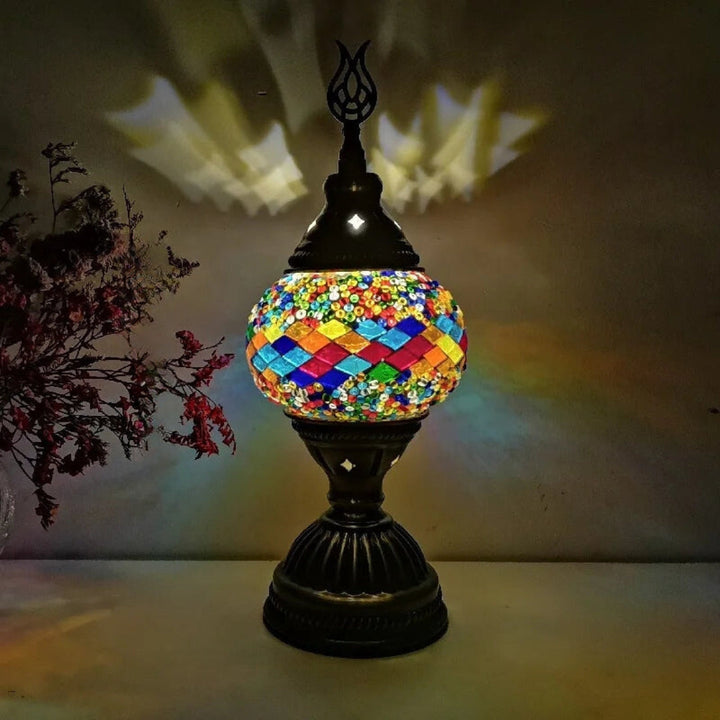 Mosaic Colorful Pattern Table Lamp Kalsten