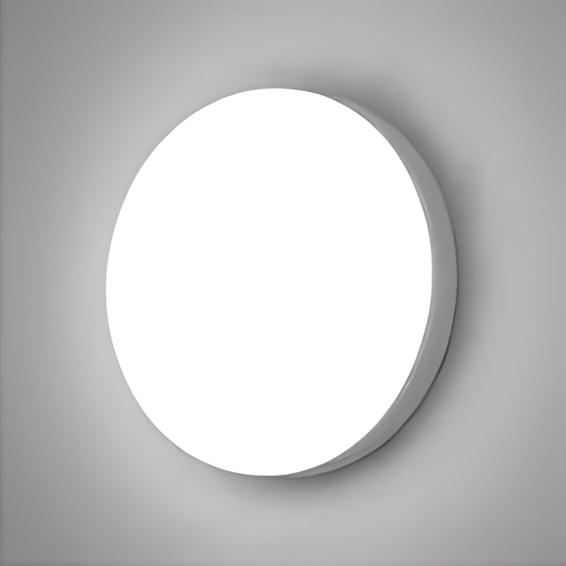 Moisture-resistant LED wall light with modern design for outdoor areas