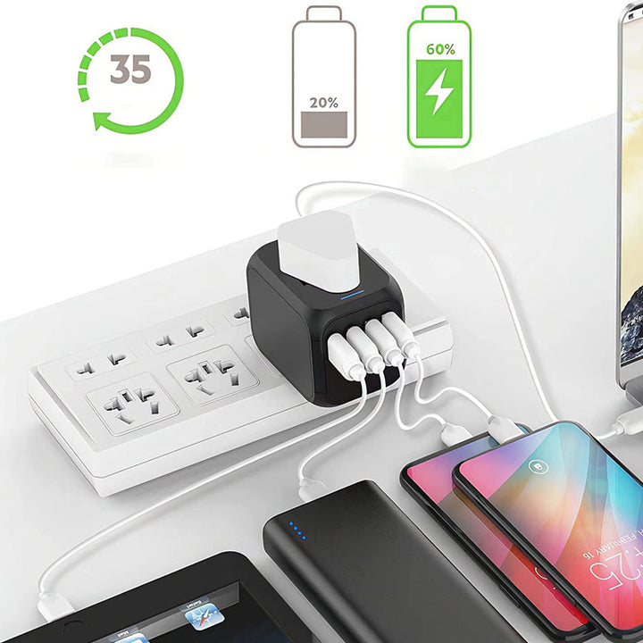 Universal Travel Adapter with Voltage Converter