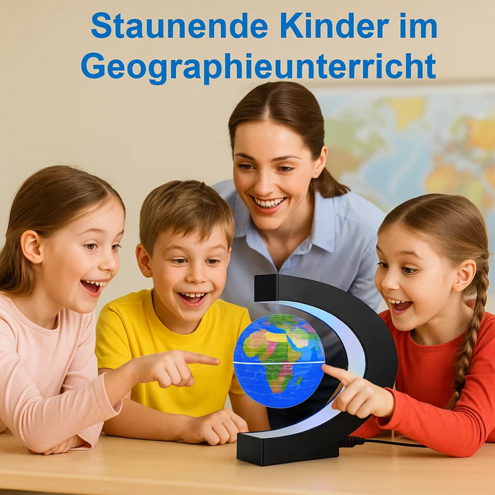 Kalsten | AstroGlobe LED World Globe – Floating Globe Lamp with Magnetic Suspension