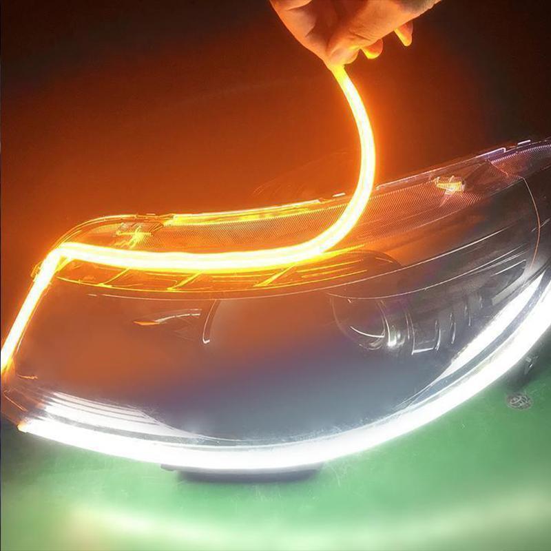 Kalsten | Flexible DRL LED Night & Daytime Running Light Strip (No Disassembling Needed)