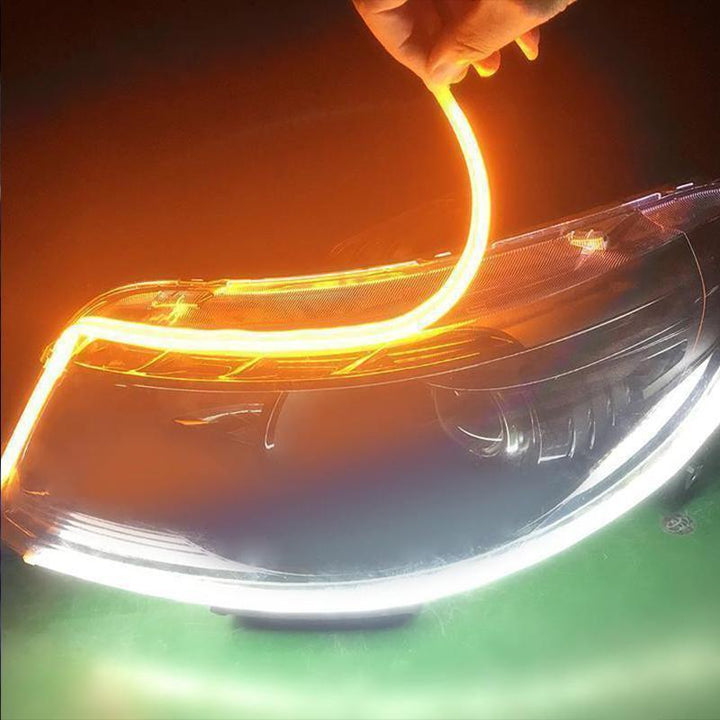 Kalsten | Flexible DRL LED Night & Daytime Running Light Strip (No Disassembling Needed)