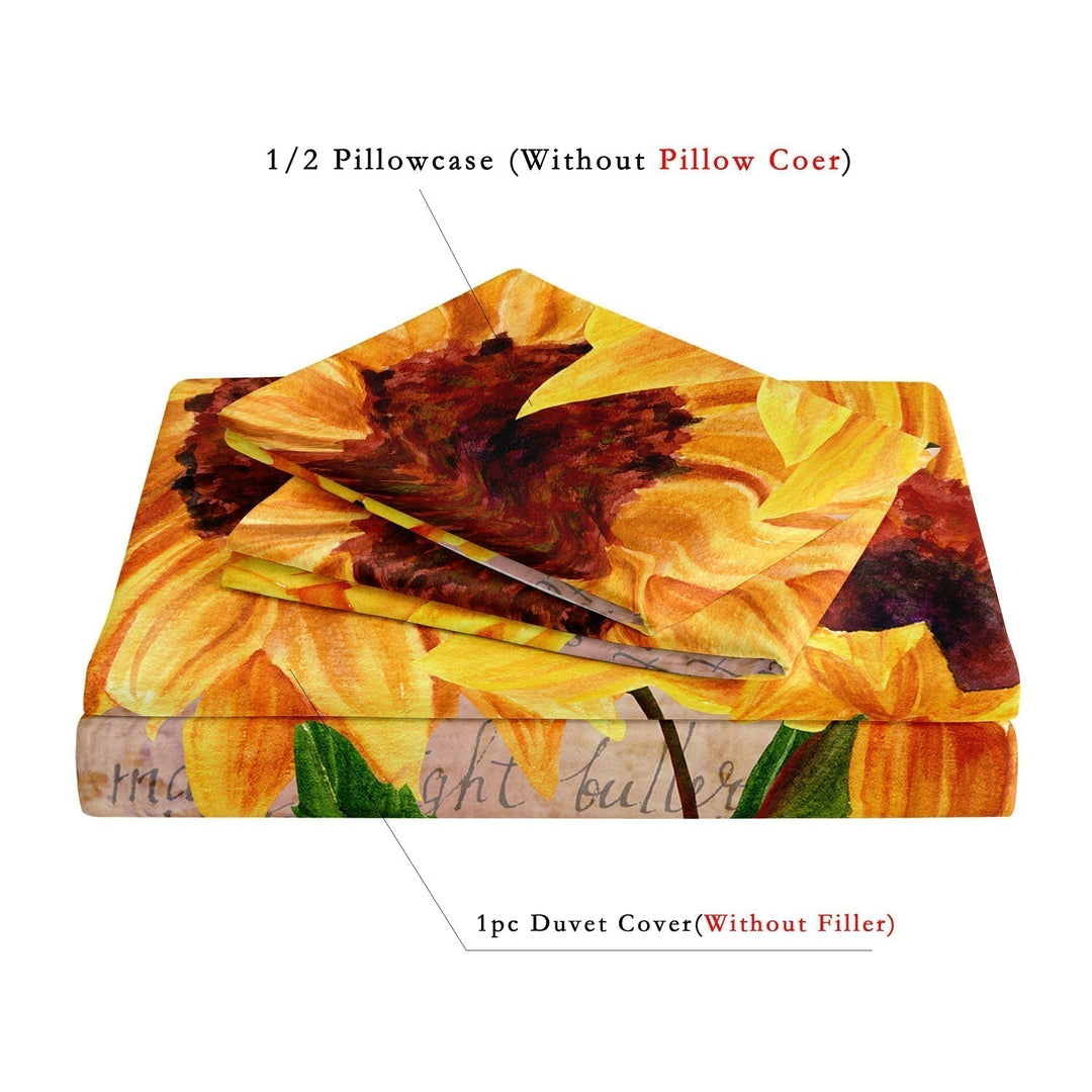 Soft Sunflower Duvet Cover – Natural Bedroom Renewal Kalsten