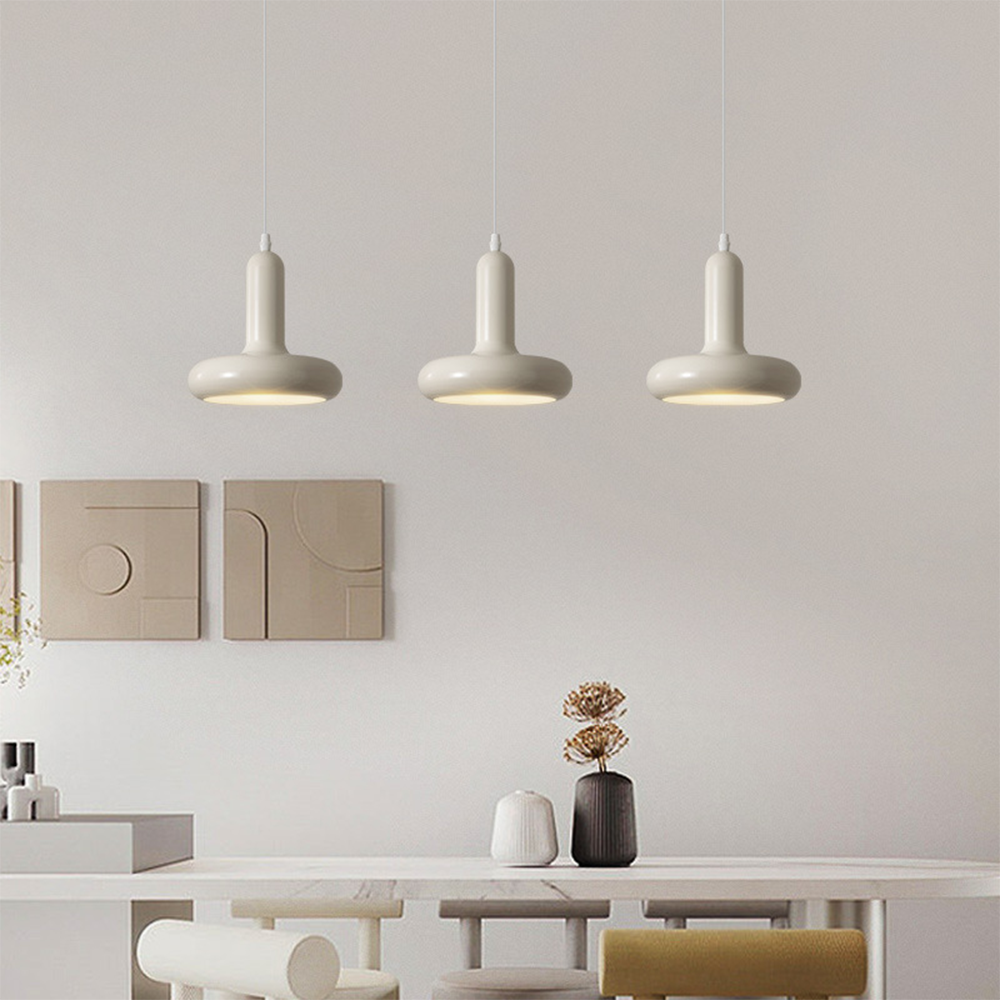 Bauhaus Puck Creamy Pendant Light | Kalsten