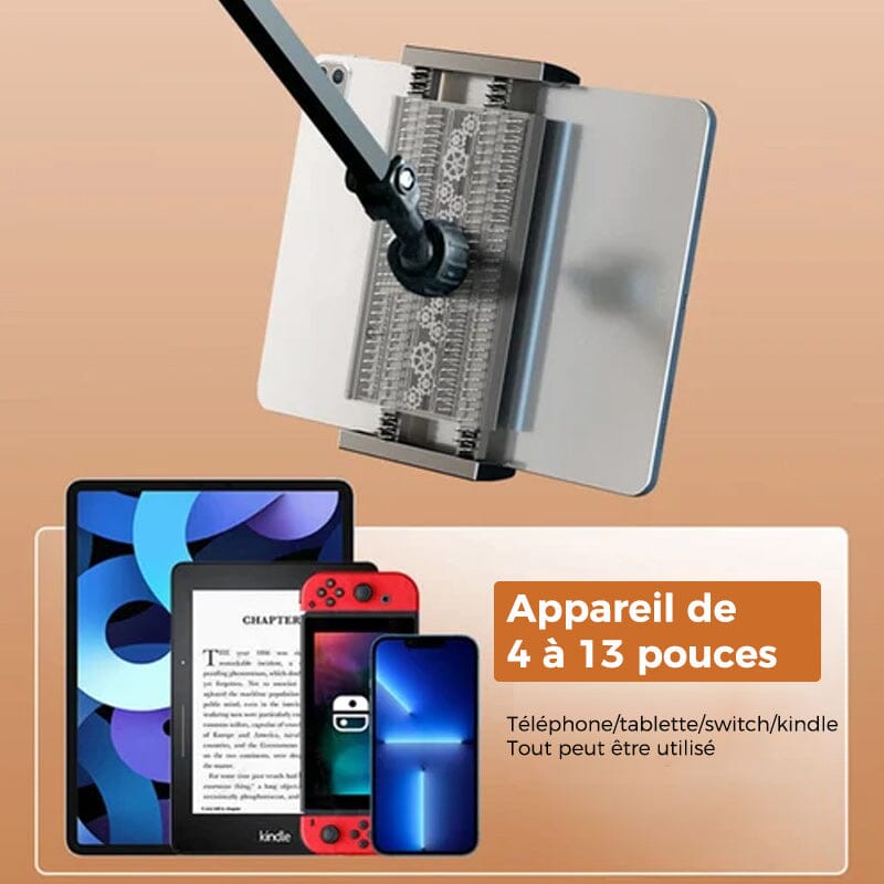 Hidden, extendable table tablet and phone holder | Kalsten