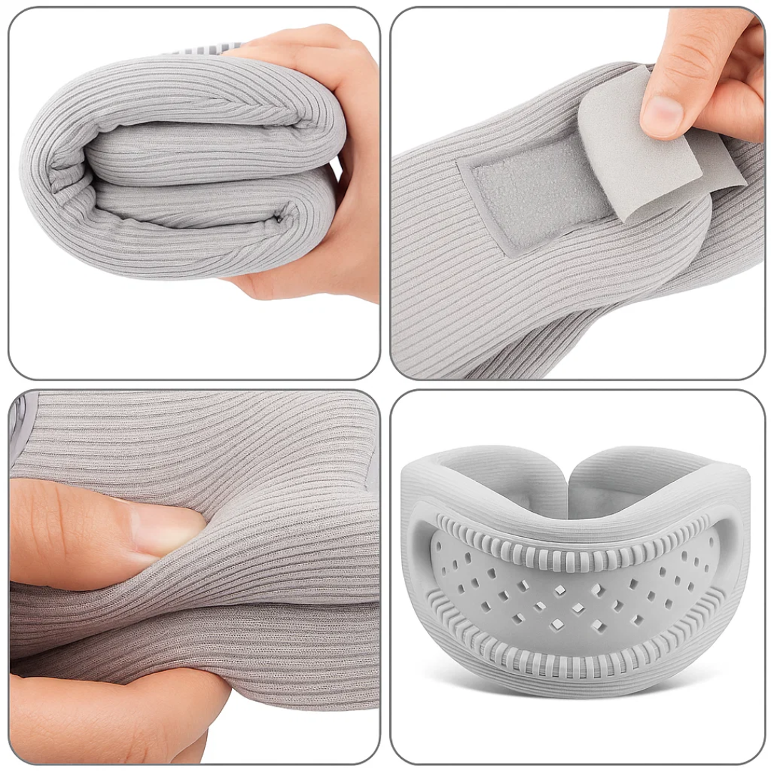 Lightweight Neck Support Brace – Foam Cushioning Breathable Design – Pain Relief for Office & Sleep Kalsten