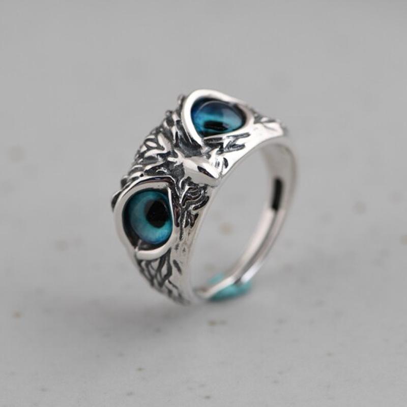Owl Ring Demon Eye Adjustable | Kalsten