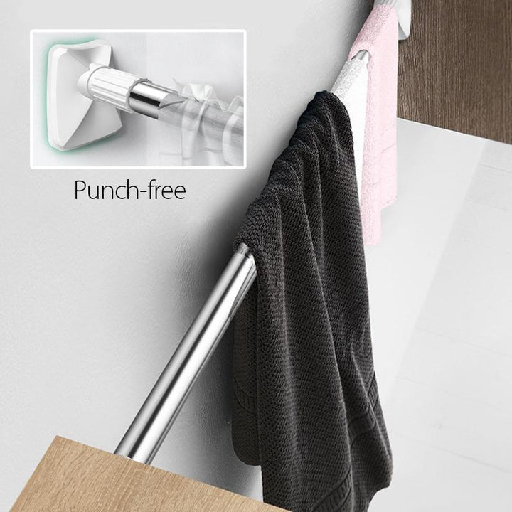 No Drill Clothing Hanger Telescopic Rod | Kalsten