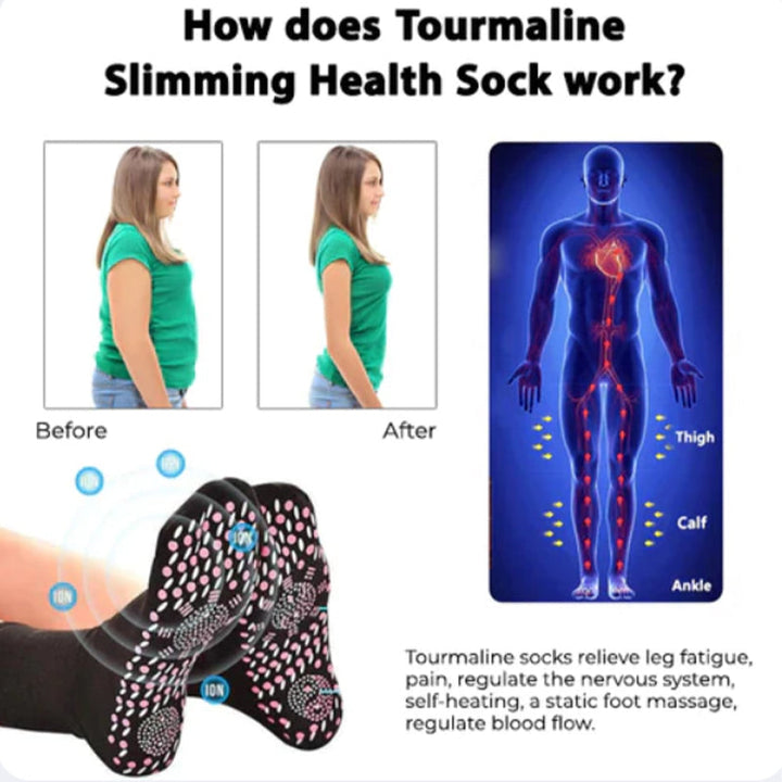 Kalsten | Tourmaline Acupressure Self-Heating Fitness Socks