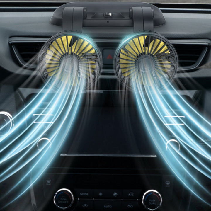 Double head car cooling air circulation fan | Kalsten