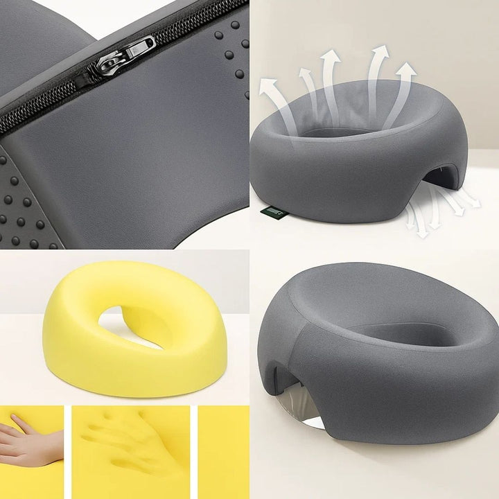 FaceEase | Face‑Down Pillow – Pressure Relief Support – Contoured Memory Foam – Ideal for Massage Beauty & Stomach Sleeping Kalsten