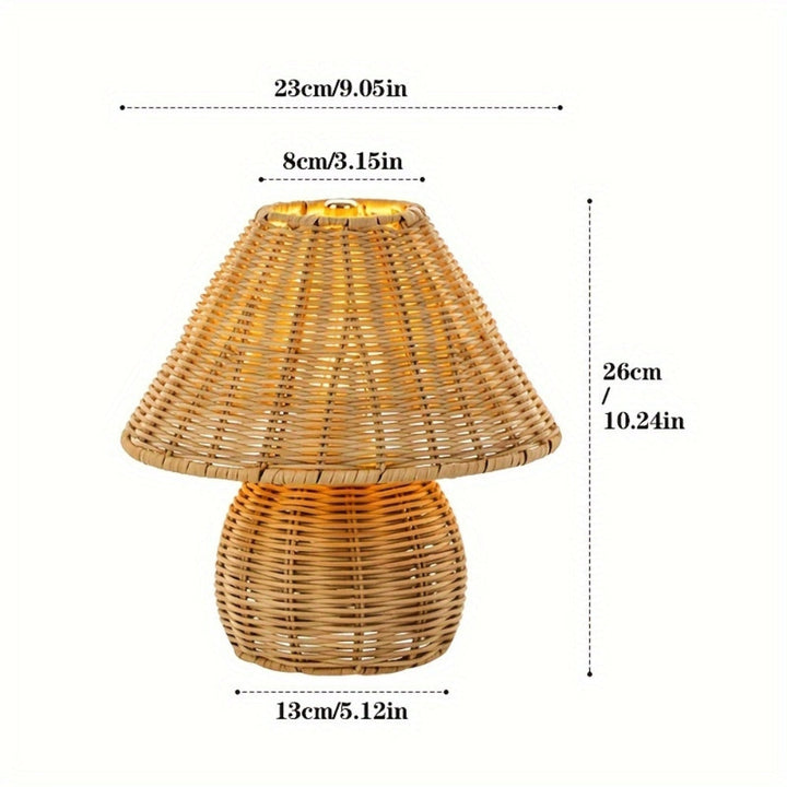 Noya Rattan Table Lamp Home Decor | Kalsten