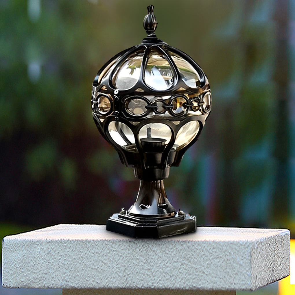Creative Round Ball Waterproof LED European-style Fence Post Lights | Kalsten