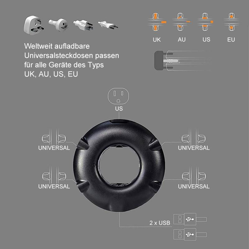Universal Travel Power Strip | Kalsten