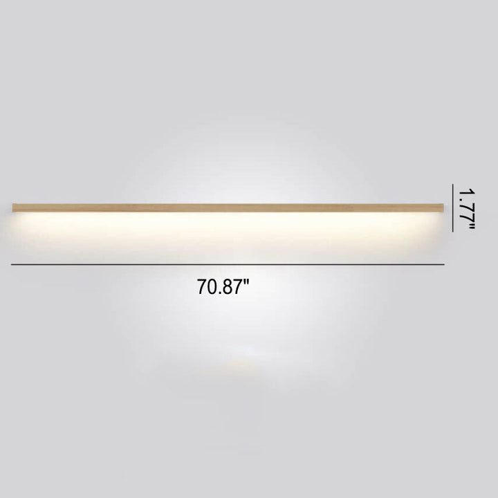 Kalsten | ZenBeam Japanese LED Wall Light | Solid Wood Design | Modern Accent Lighting